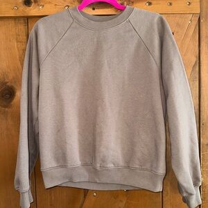 Gray VintageSoft Raglan Crewneck Sweatshirt Sz XS